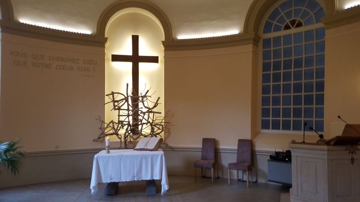 Visite guidée du temple de l'Église réformée et histoire du protestantisme à Chalon-sur-Saône