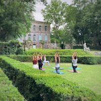 Yoga and Wine: Château de L'Engarran
