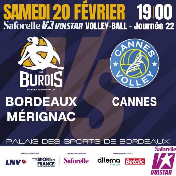 Volley - Burdis / Cannes