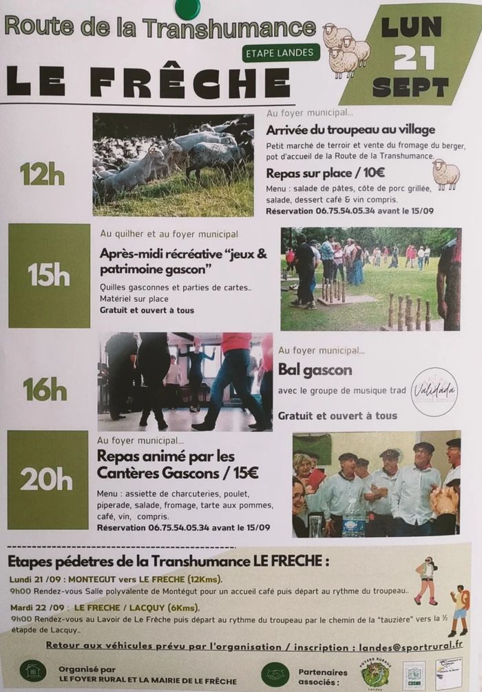 Affiche — Bal Gascon Rte de la Transhumance