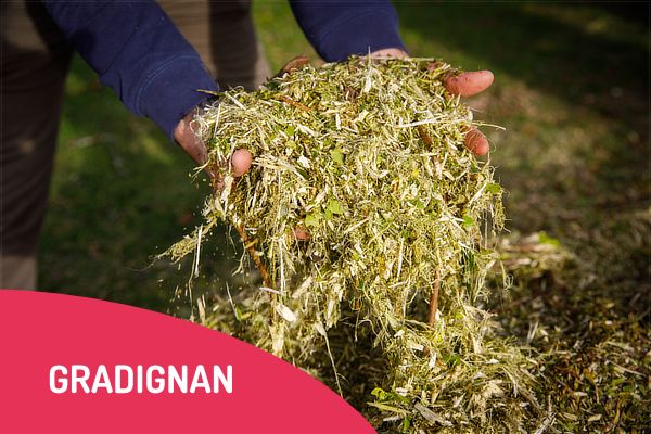 Broyage immédiat de vos déchets verts