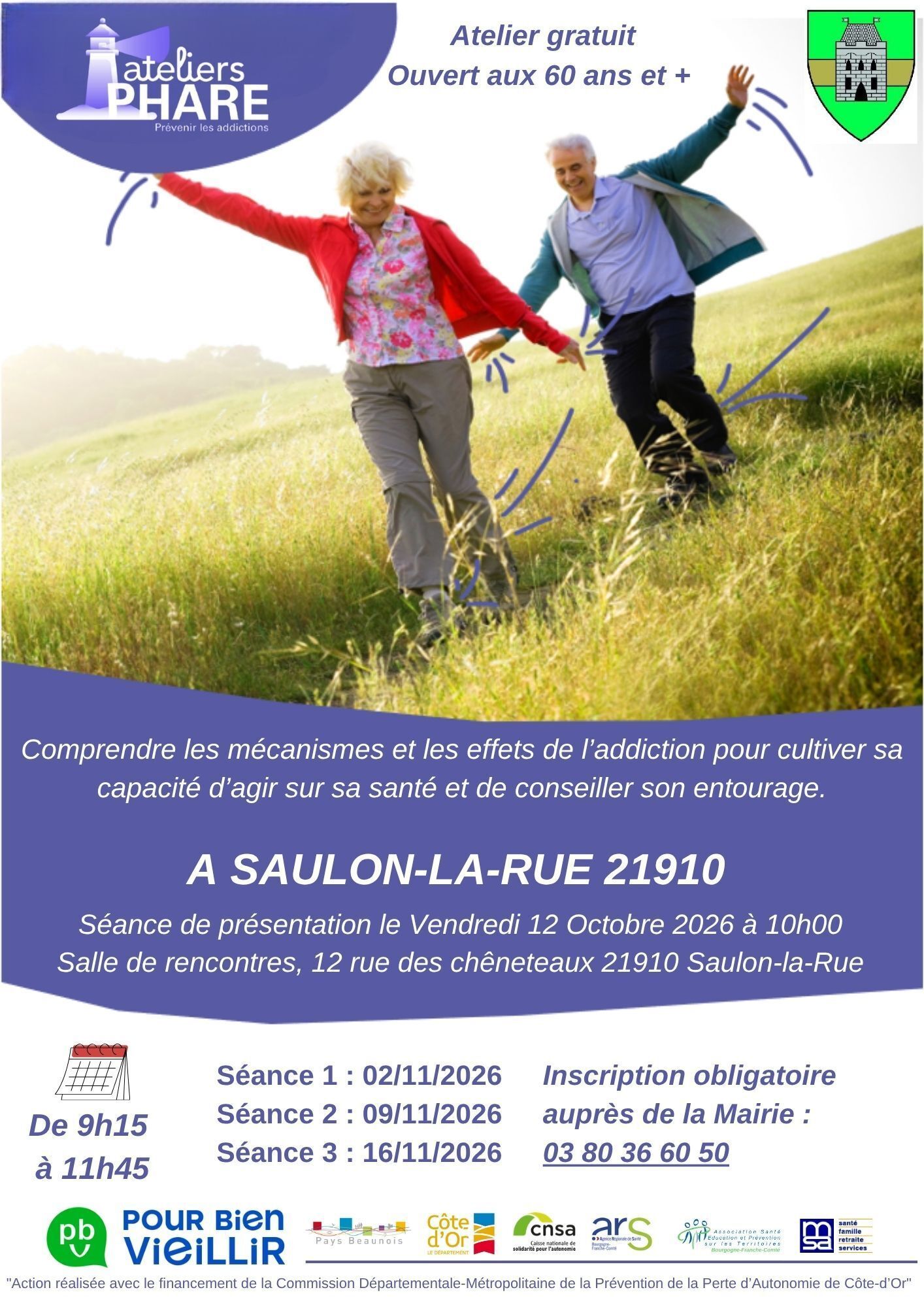 Atelier PHARE : prévention des addictions à SAULON-LA-RUE