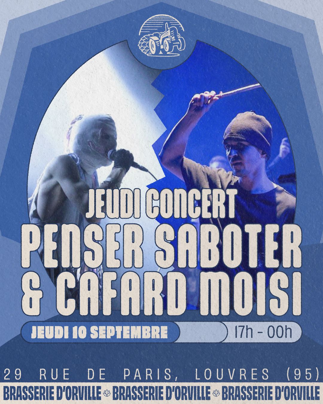 Affiche Jeudi Concert [Penser Saboter & Cafard Moisi]