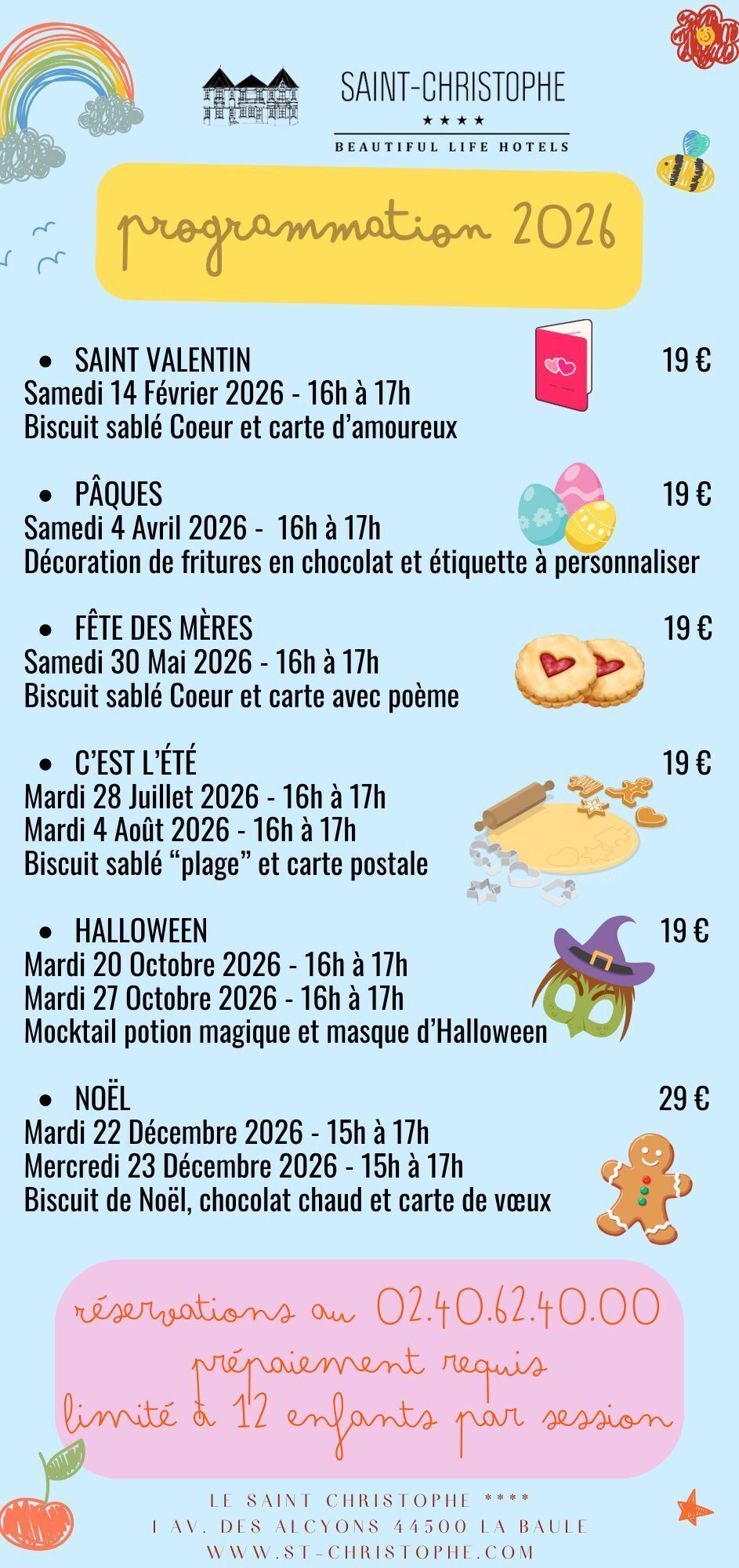 Atelier enfants - La Table du Saint-Christophe