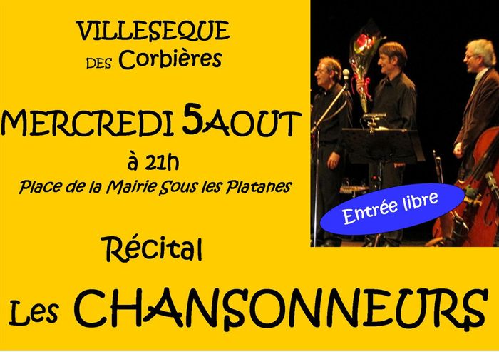 Récital "Les chansonneurs"