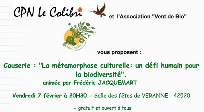(rencontre-débat) Les freins culturels à la transition écologique