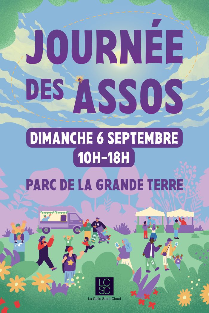 La Journée des associations revient le dimanche 6 septembre, de 10h à 18h, au Parc de la Grande Terre, à La Celle Saint-Cloud !