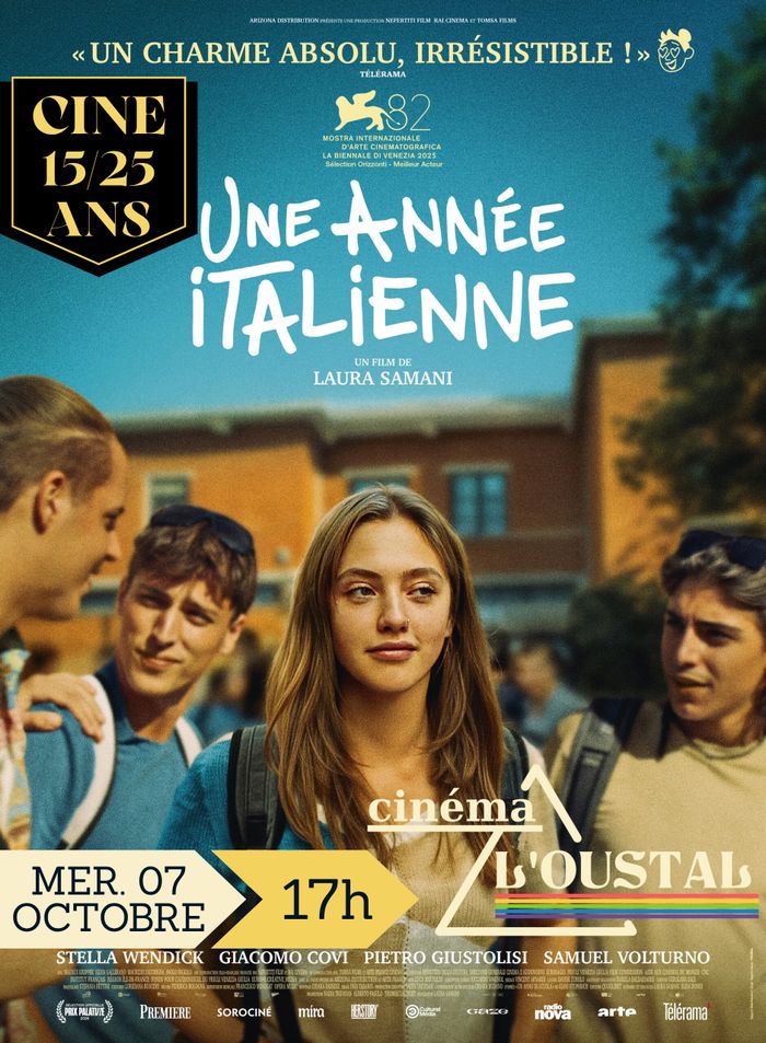 Une année italienne, com. dramatique, 1h42, de Laura Samani avec : Stella Wendick, Giacomo Covi, Pietro Giustolisi, Samuel Volturno, Magnus Krepper