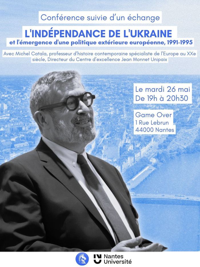 Conférence suivie d'un échange - L'indépendance de l'Ukraine et l'émergence d'une politique extérieure européenne, 1991-1995.