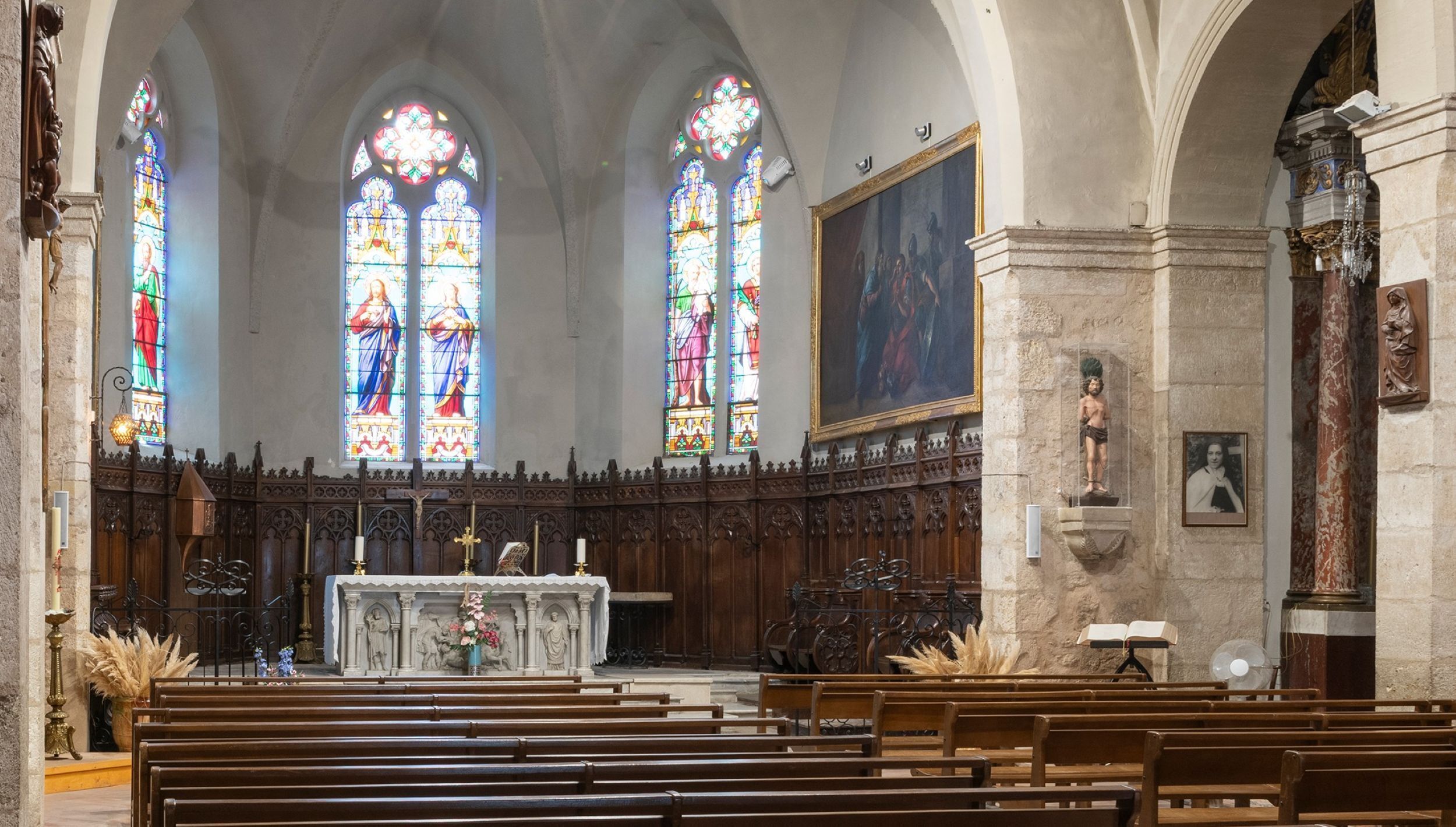 Visite commentée du château médiéval et de l'église de la Conversion de Saint-Paul