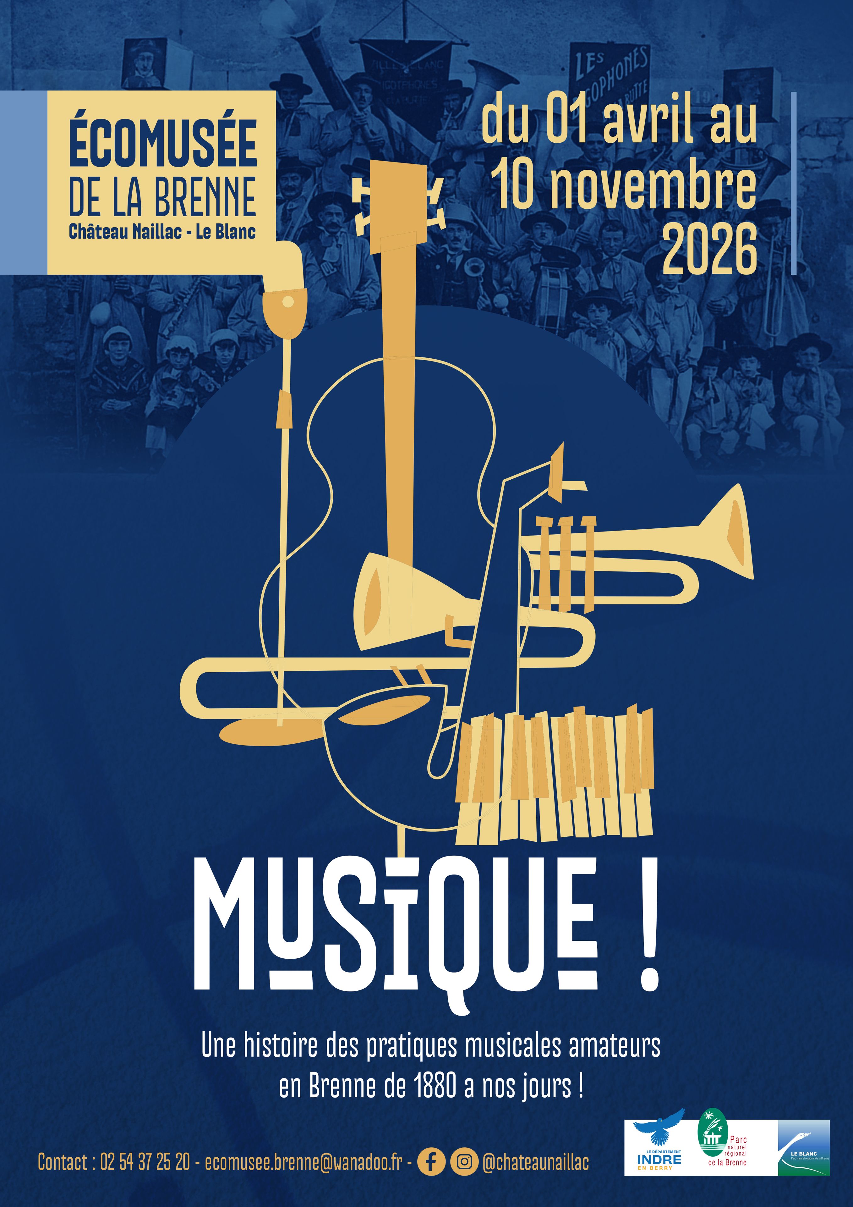 Exposition Musique ! Une histoire des pratiques musicales amateurs en Brenne