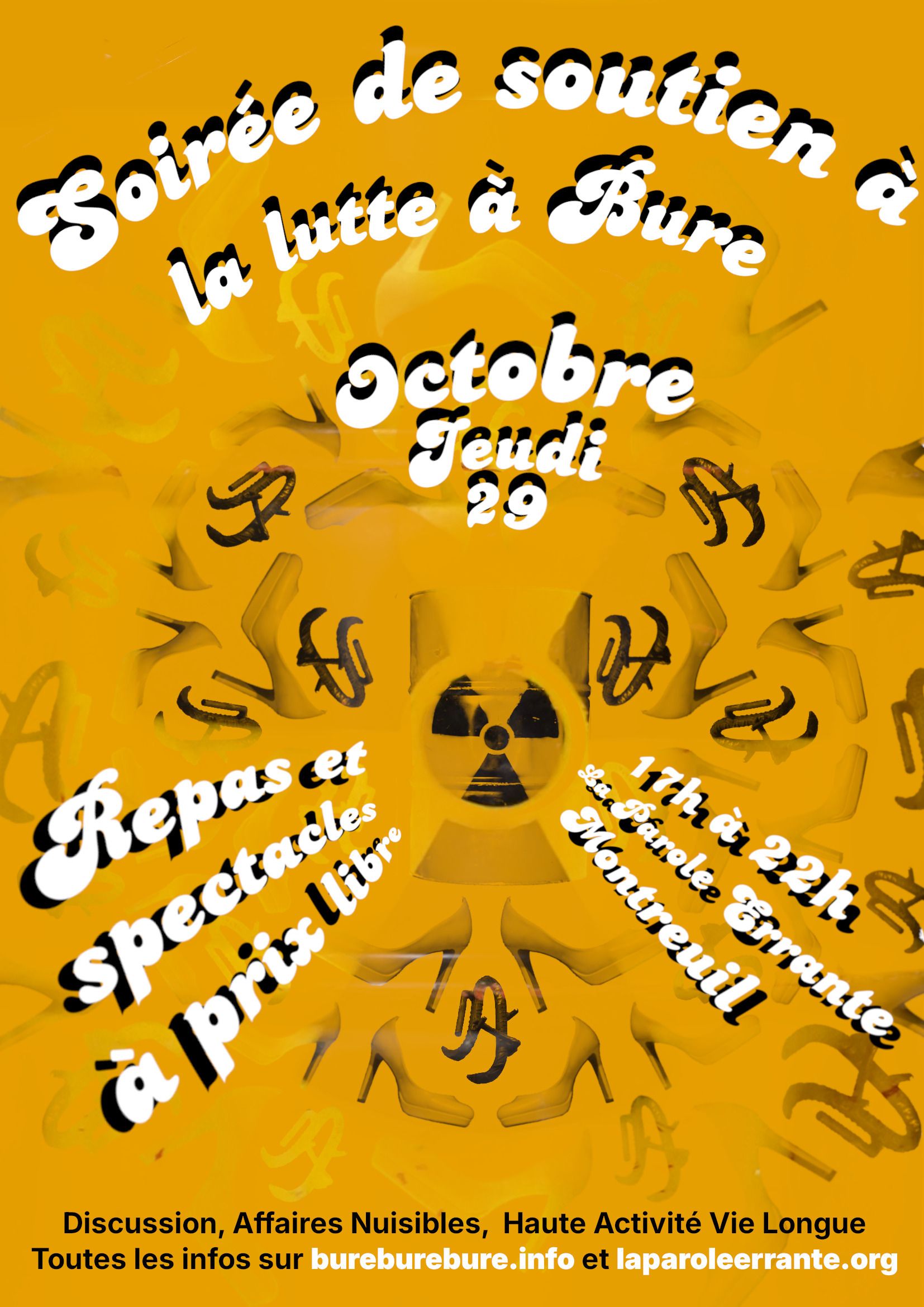 Soirée antinucléaire en soutien à la lutte à Bure !