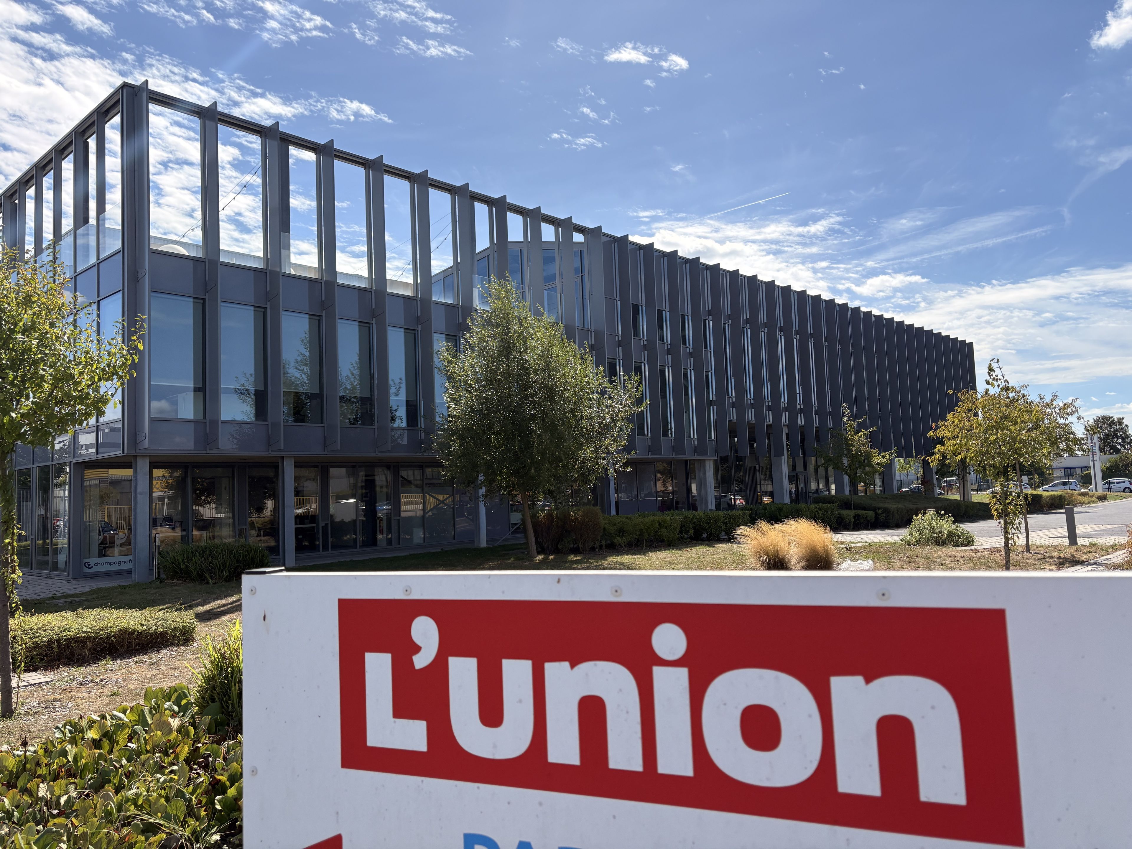 Visite du journal L'union à Reims