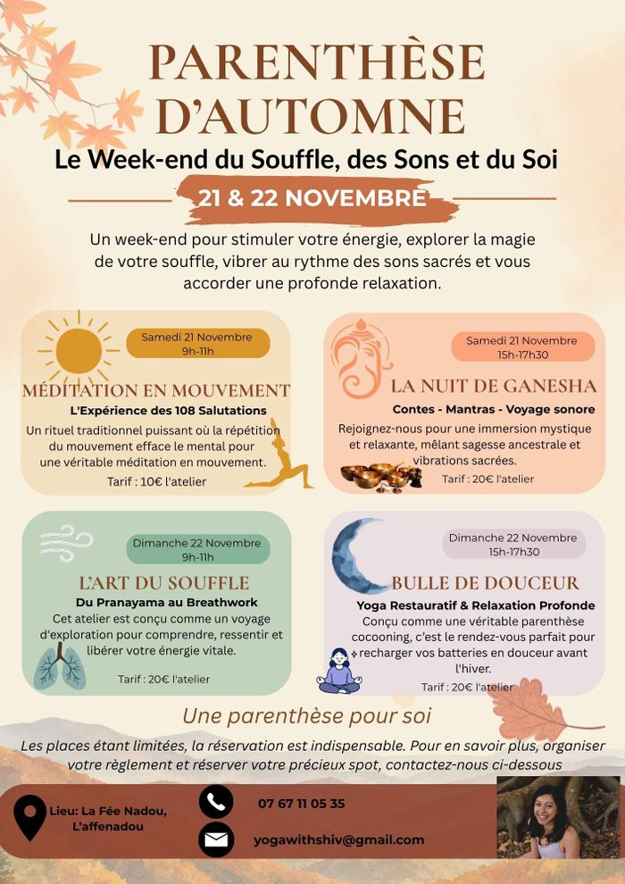 Parenthèse d’Automne : Le Week-end du Souffle, des Sons et du Soi