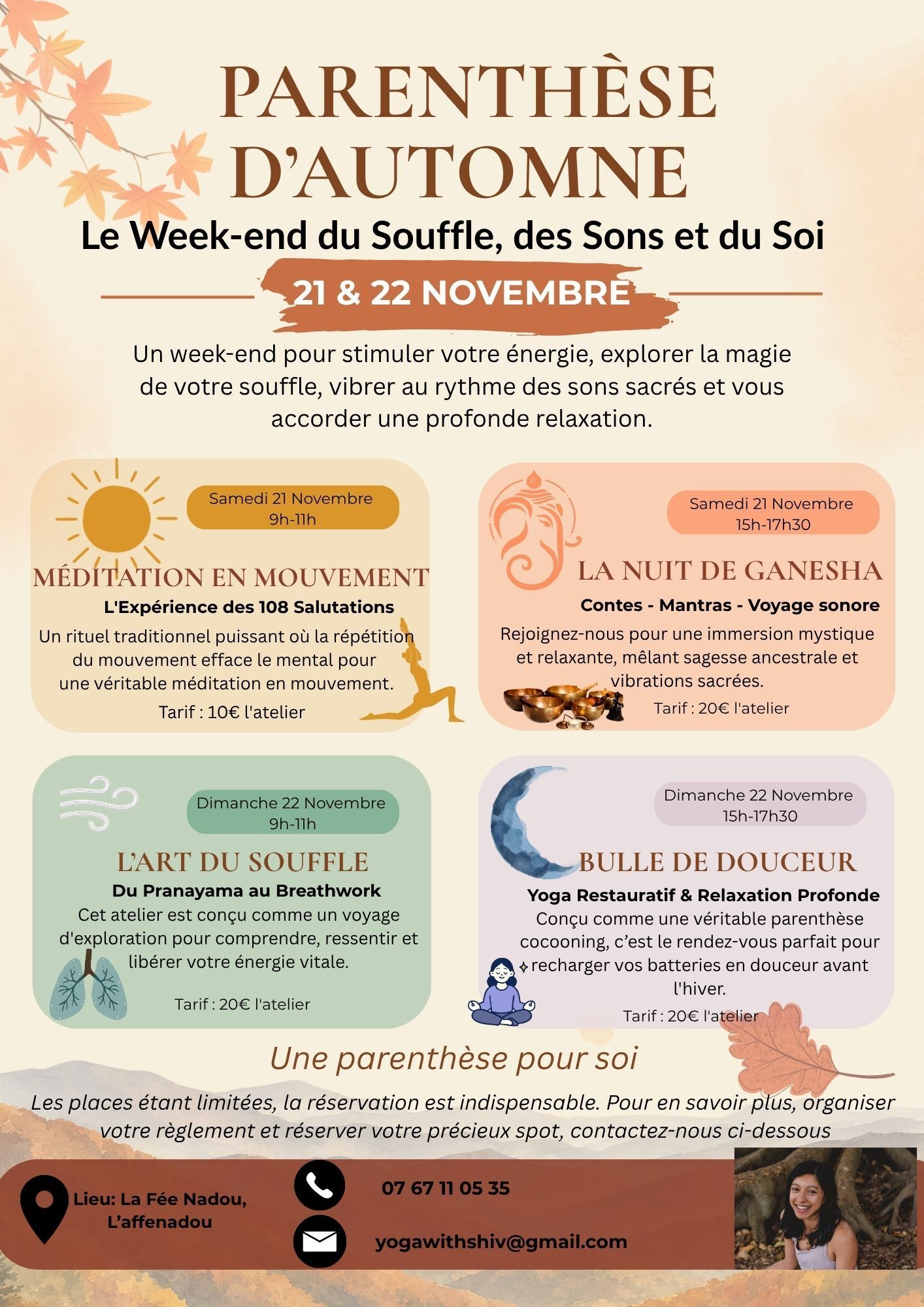 Parenthèse d’Automne : Le Week-end du Souffle, des Sons et du Soi