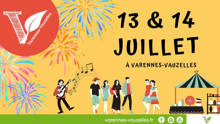 Les 13 & 14 juillet – Venez faire la fête !