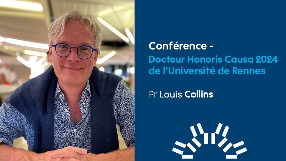 Conférence du professeur canadien Louis Collins, docteur honoris causa 2024 de l'Université de Rennes.