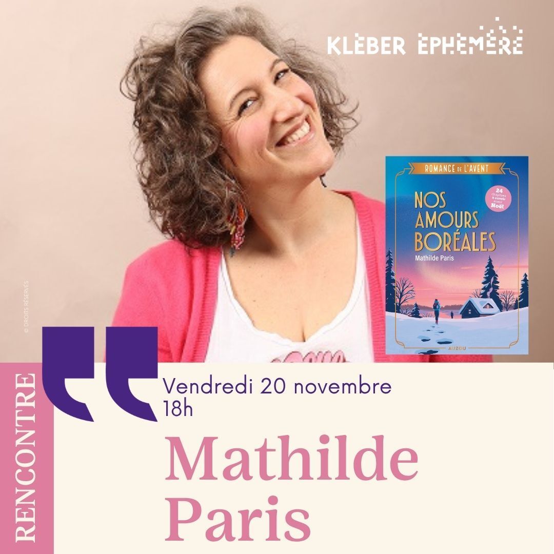 Rencontre avec Mathilde Paris