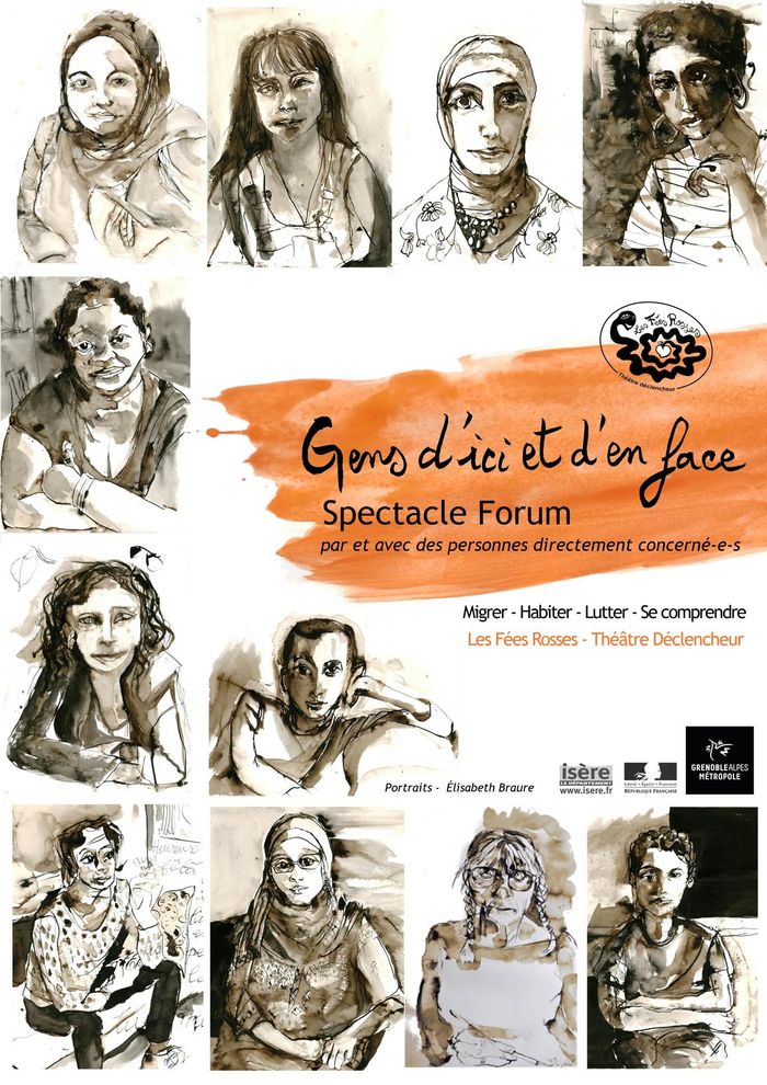(théâtre-forum)  Gens d'ici et d'en face, mis en scène par la compagnie les Fées Rosses