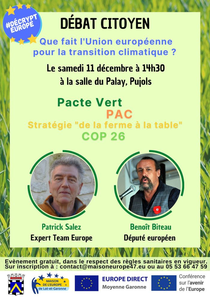 Débat citoyen : que fait l'Union européenne pour le climat ?