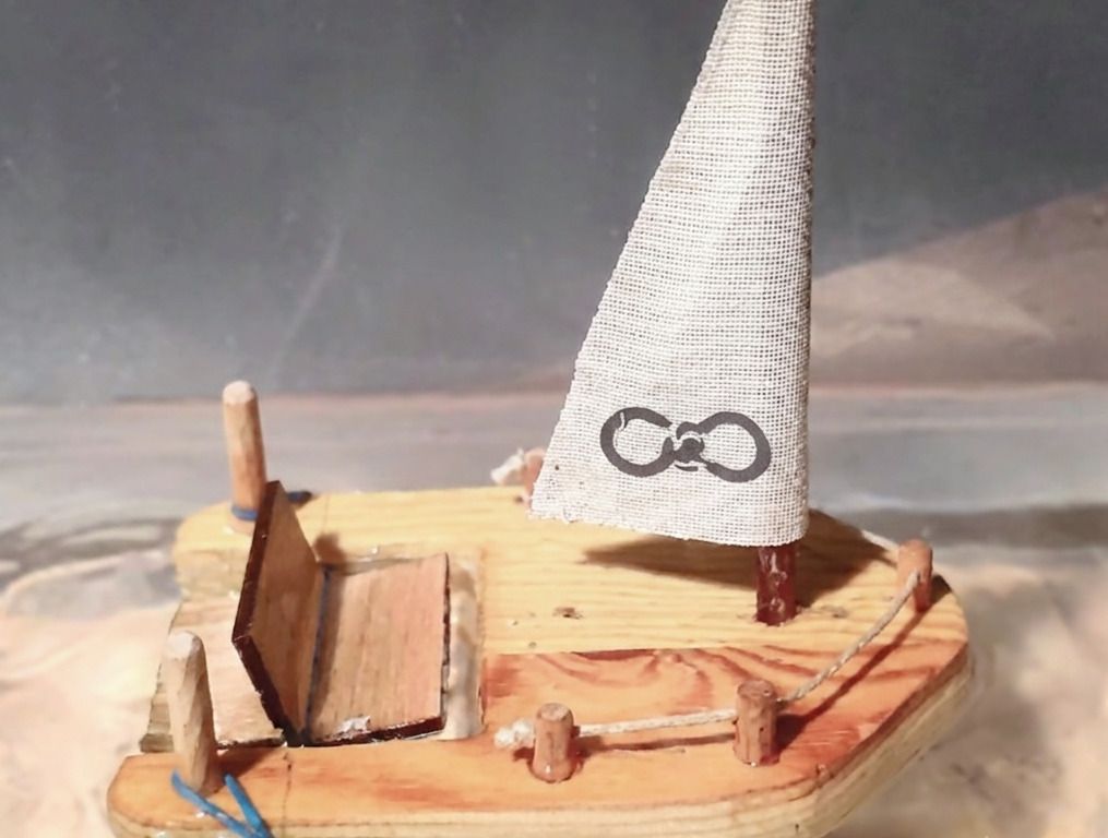 Bateau à propulsion élastique [atelier réemploi & Faire Soi-même]