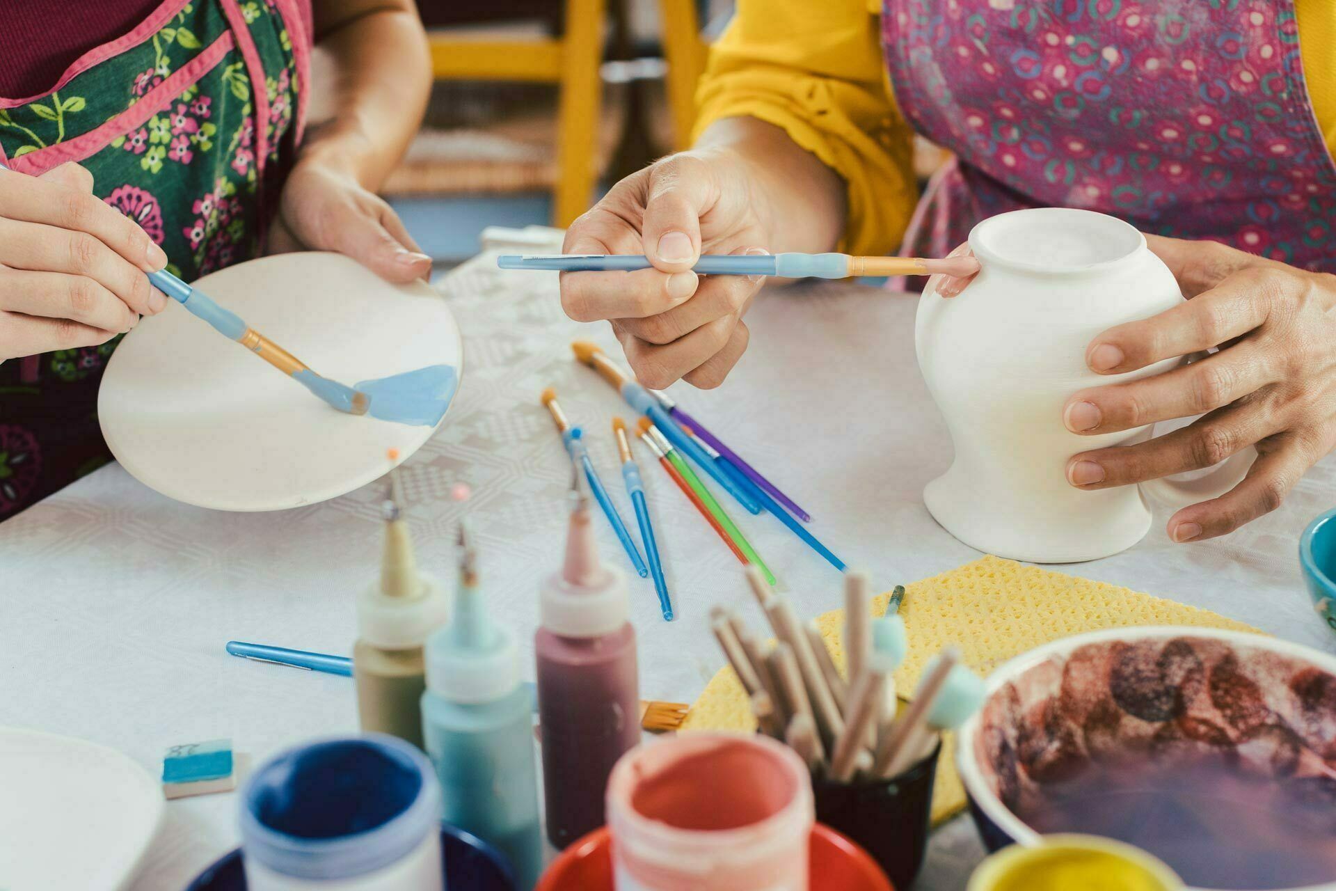 Atelier peinture sur céramique