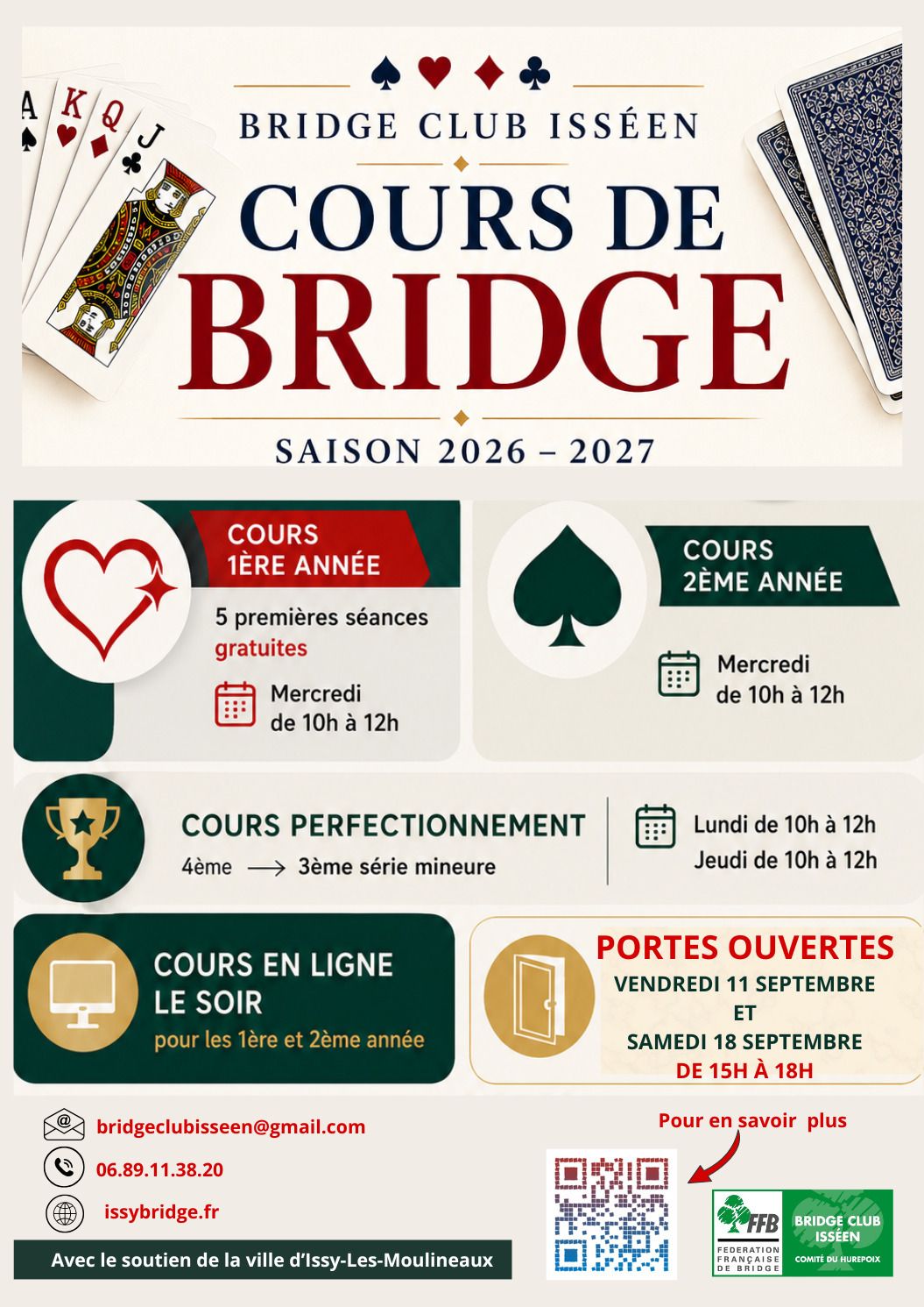 Portes ouvertes du Bridge Club Isséen