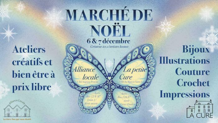 Marché de Noël au tiers-lieu Alliance locale