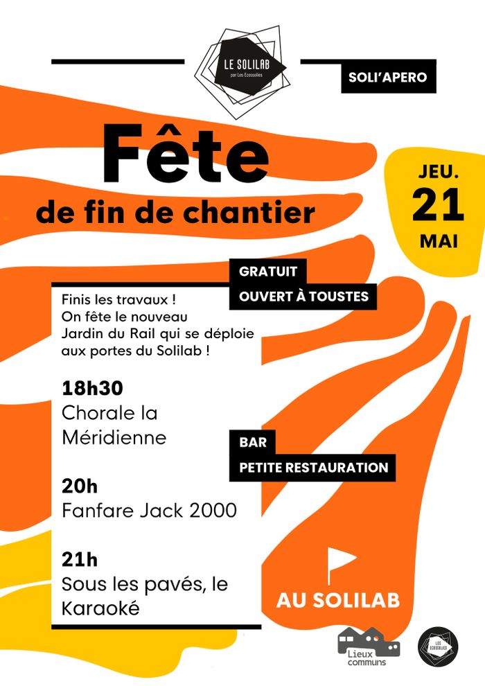 Soli'apéro - Fête de fin de chantier au Solilab