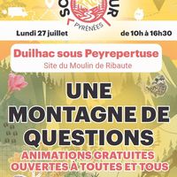 SCIENCE TOUR PYRENEES A DUILHAC SOUS PEYREPERTUSE AU MOULIN DE RIBAUTE