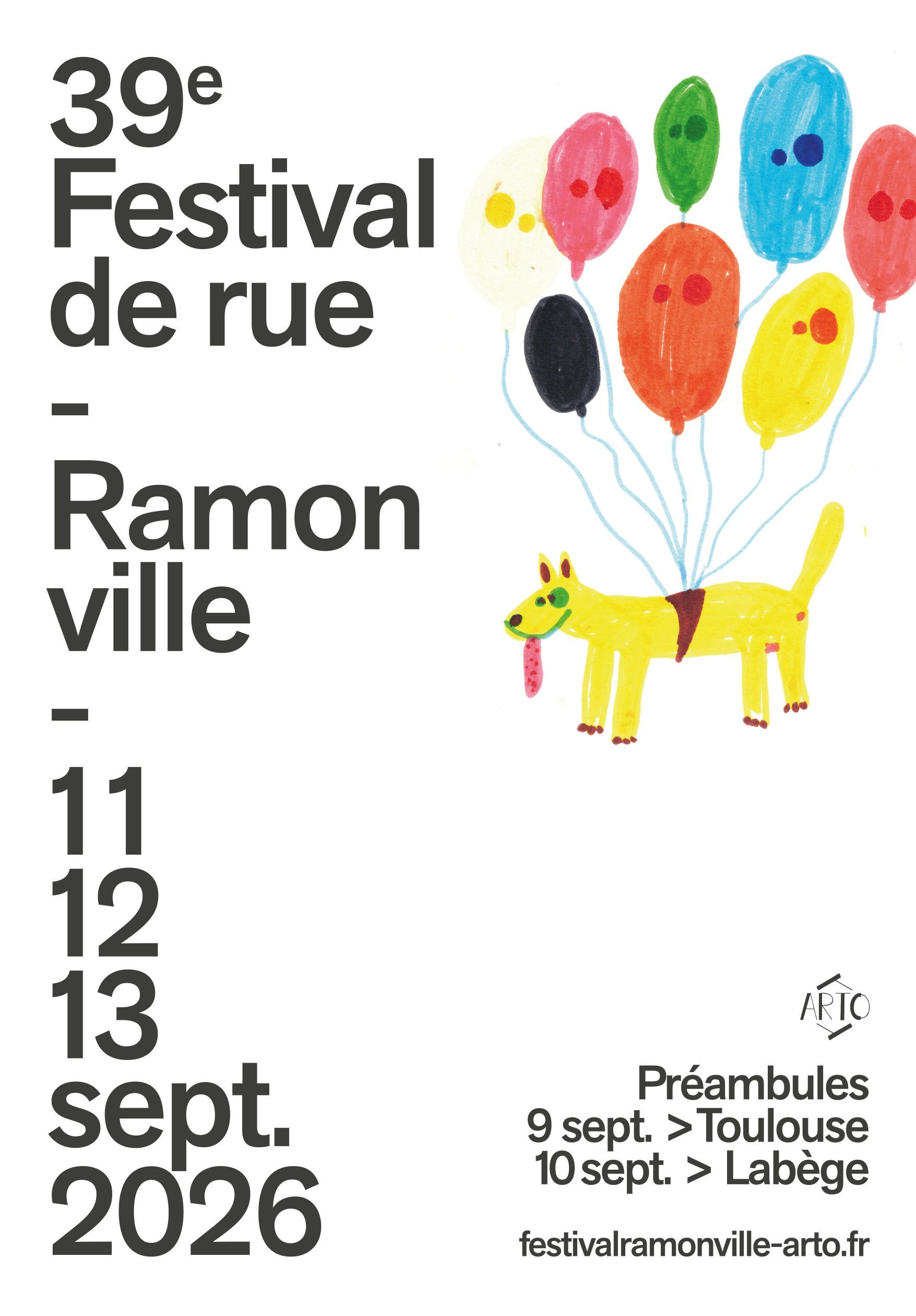 Affiche Festival de Rue de Ramonville 2026
