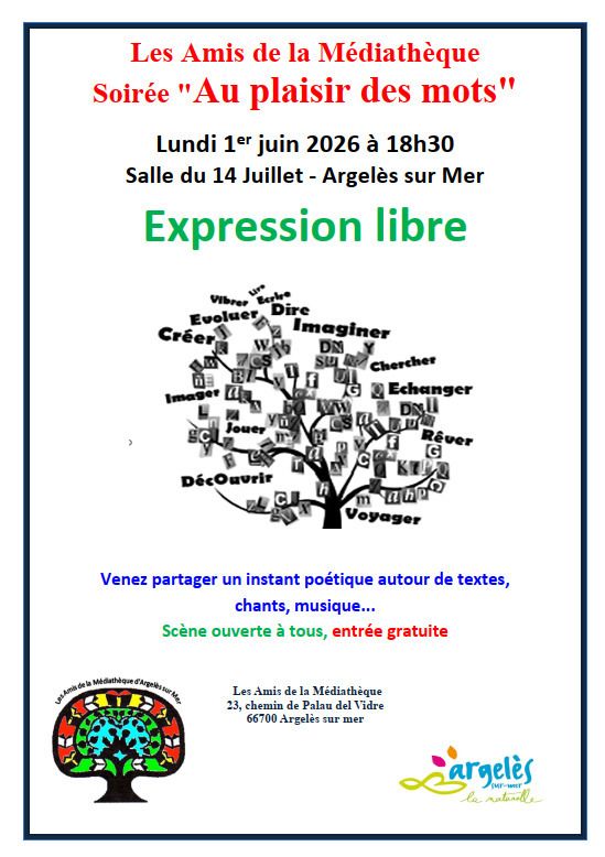 Expression Libre - Soirée "Au plaisir des mots"