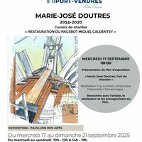 Exposition : MARIE-JOSÉ DOUTRES
2014 - 2020 CARNETS DE CHANTIER
