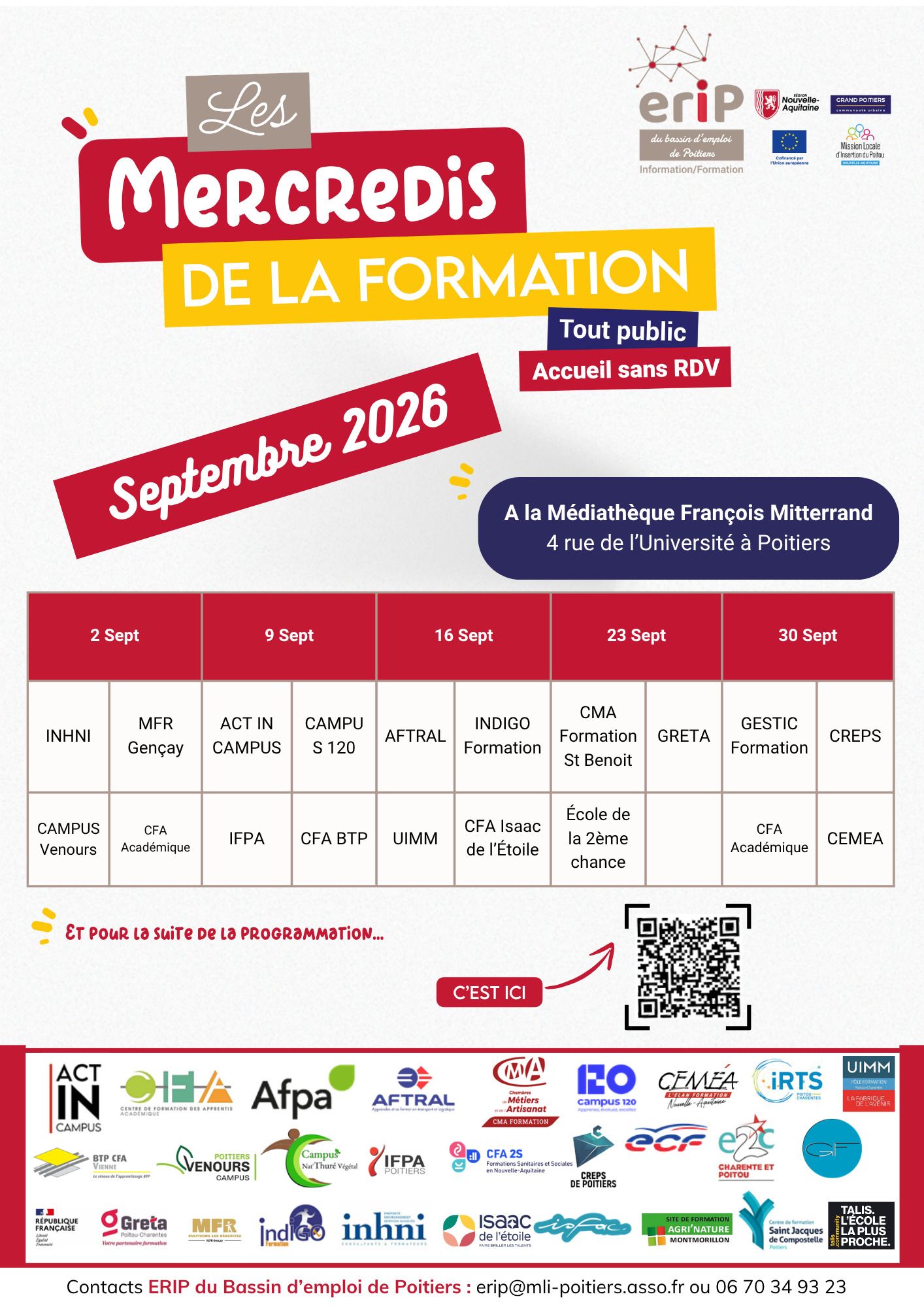 Mercredis de la formation