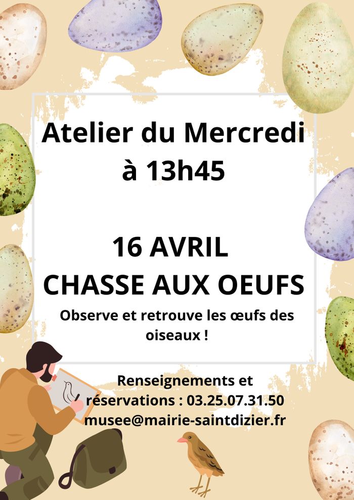 Atelier du Mercredi : chasse aux œufs !
