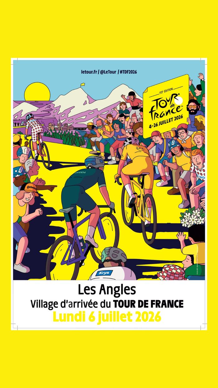 Tour de France - Les Angles village d'arrivée