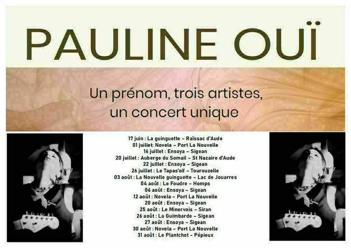 Concert avec Pauline Ouï