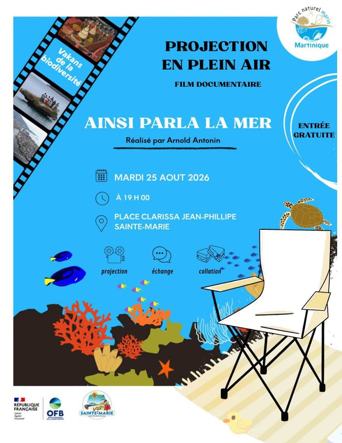 VAKANS DE LA BIODIVERSITÉ / PROJECTION EN PLEIN AIR "Ainsi parla la mer"