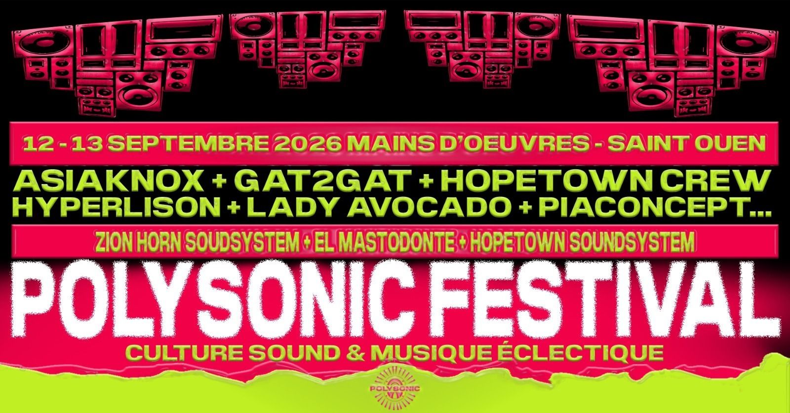 Affiche Polysonic Festival
