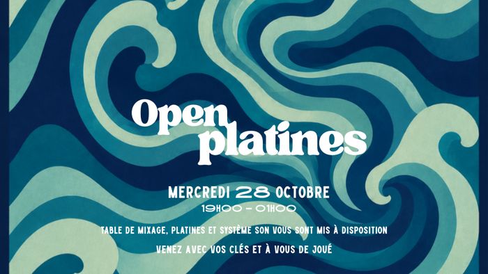 OPEN PLATINES // MOREX CUSTOM HOUSE // 28 OCTOBRE