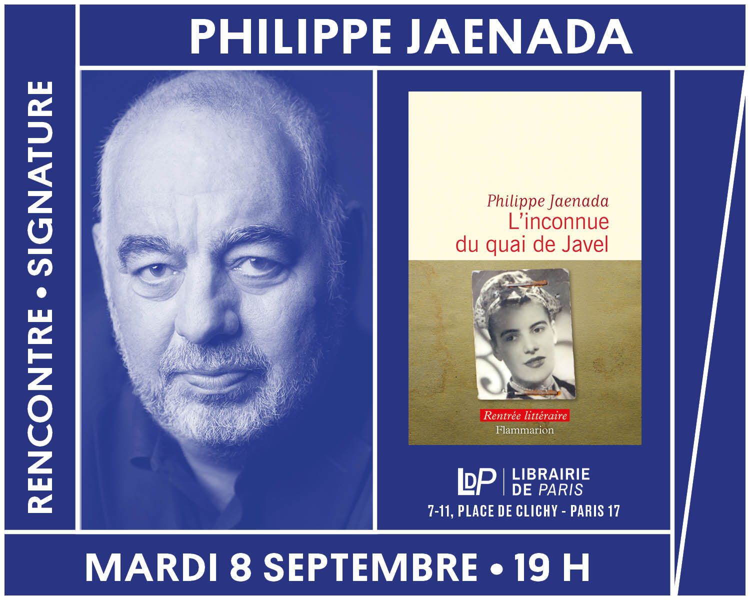 Philippe Jaenada présente « L'Inconnue du quai de Javel »