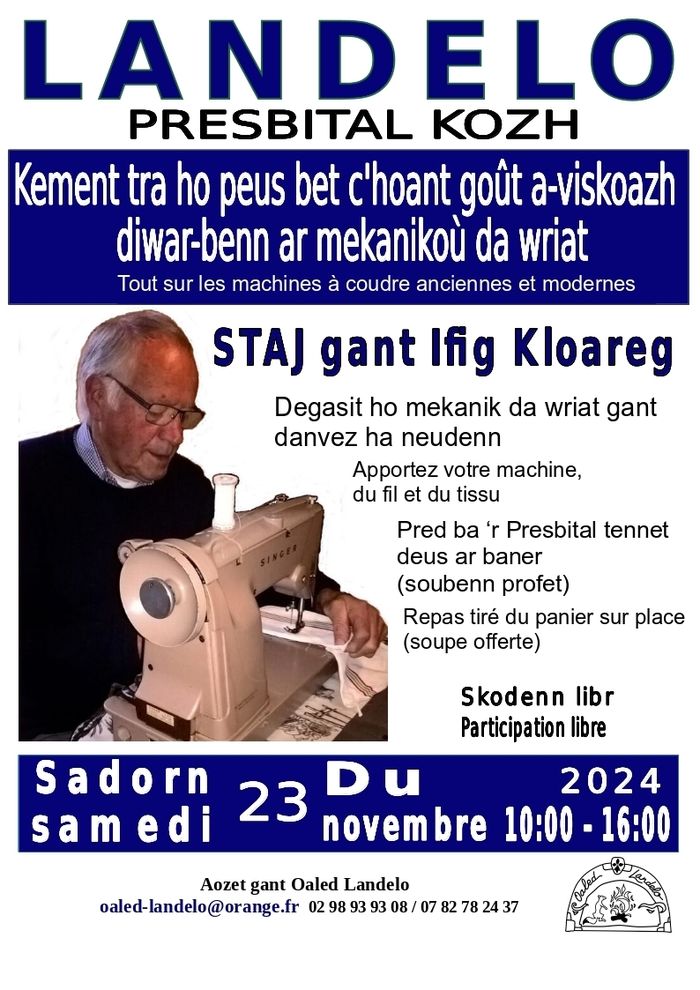Stage de couture en breton