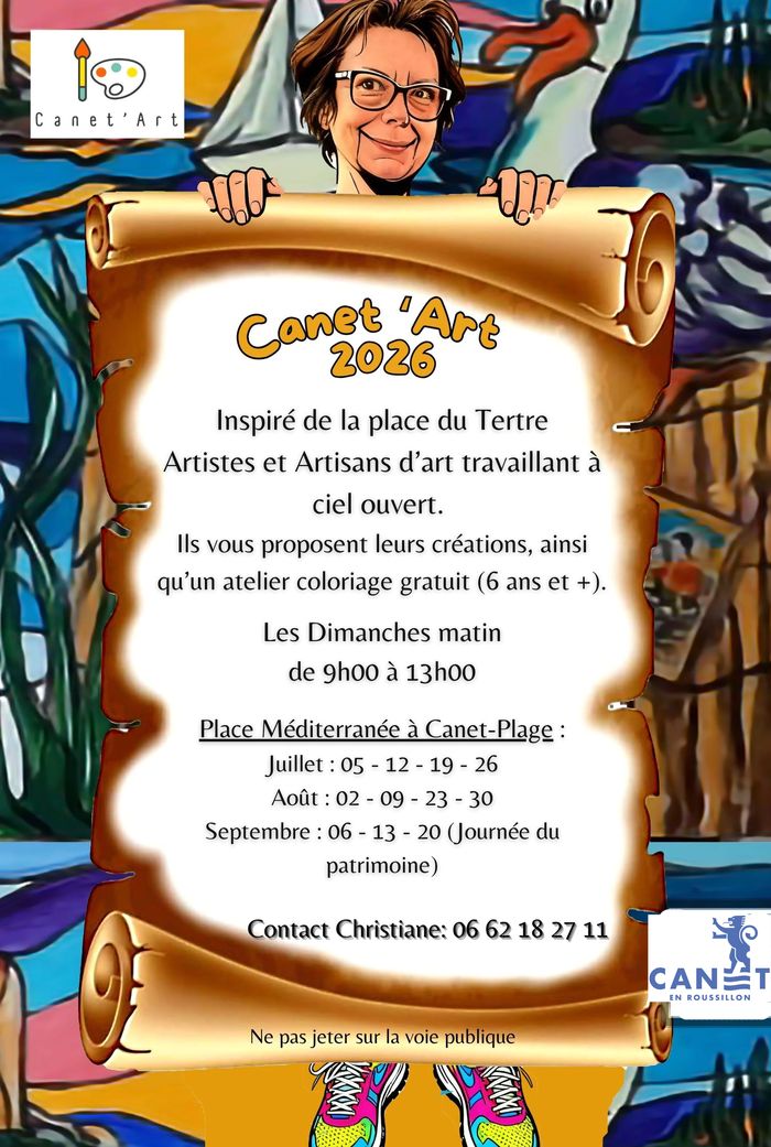 Canet'Art 2026 - L'art à la plage !