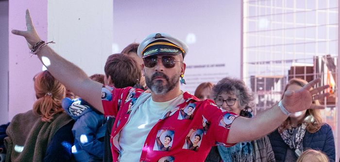 Visite de l'exposition "Éclats du rire !" avec Malkhior