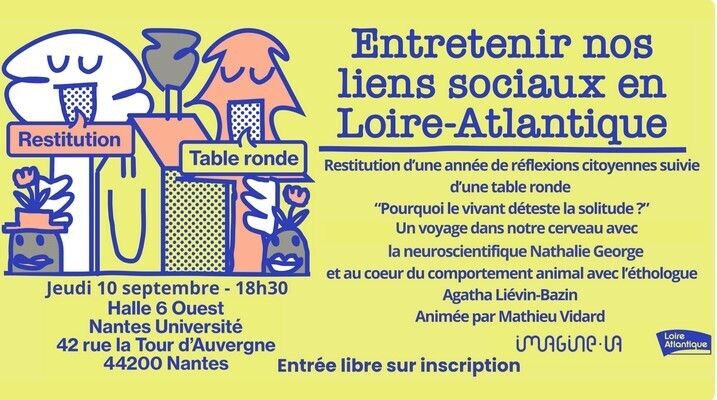 Soirée de clôture "Entretenir nos liens sociaux en Loire-Atlantique"