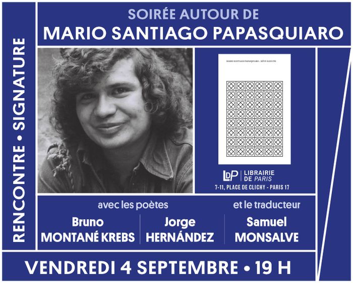 Soirée autour du poète Mario Santiago Papasquiaro