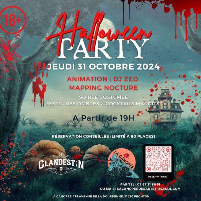 Soirée Halloween à La Canopée  🎃🕷️🩸