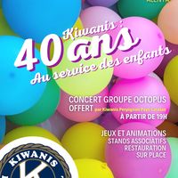 40 ans au service des enfants ,ça se fête!
notre devise: "servir les enfants du monde". Pour notre anniversaire jeux et concert gratuit!