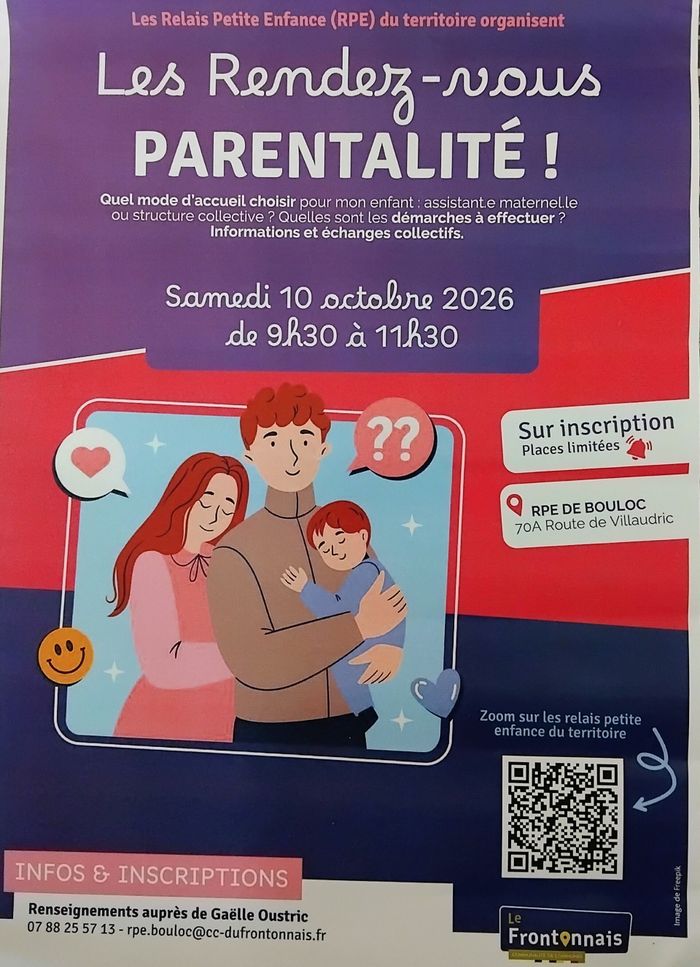 Le rendez-vous parentalité