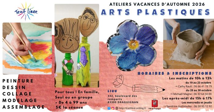 Trait libre - Ateliers arts plastiques